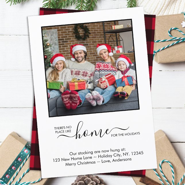 Wir haben neue Zuhause Custom Foto Holiday Moving Ankündigung (Von Creator hochgeladen)