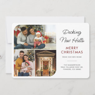 Wir haben neue Zuhause Weihnachtsfamilien-Fotos ve Ankündigung