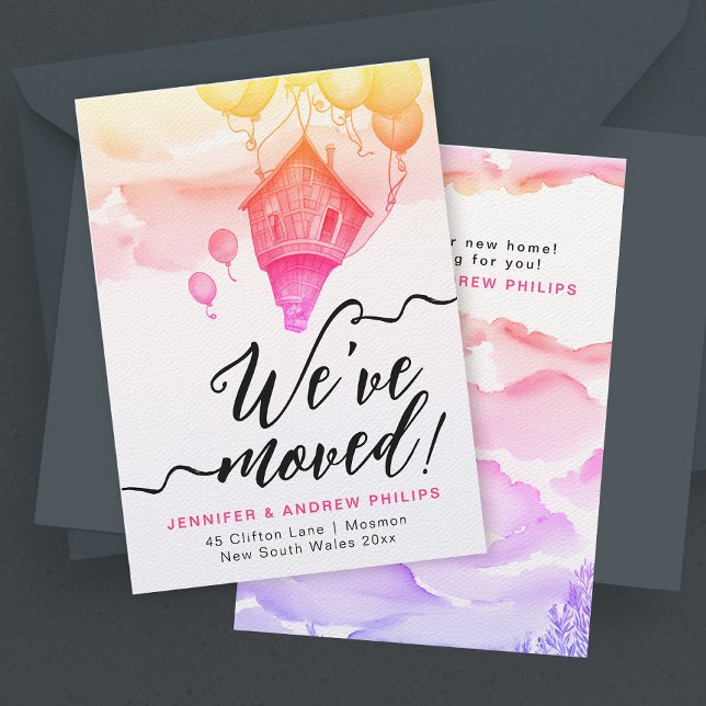 Wir haben Niedlich Spaß rosa neue Adresse Wasserfa Ankündigung (Von Creator hochgeladen)