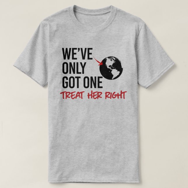 Wir haben nur eine Erde got T-Shirt (Design vorne)