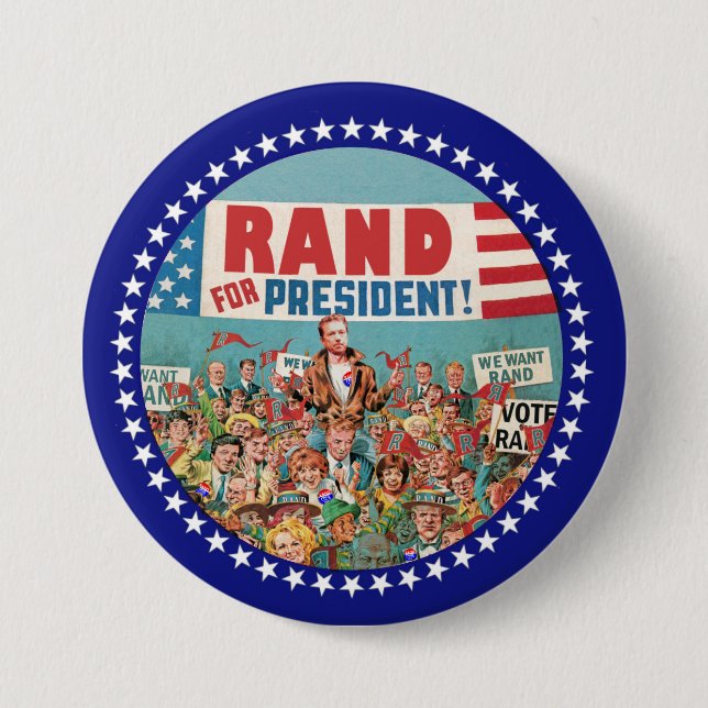 Wir haben Rand für Präsident 2016 Gewollt Button (Vorderseite)