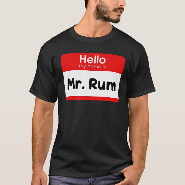 Wir haben Soca Men's "Mr. Rum" Shirt geblasen - Ve (Vorderseite)