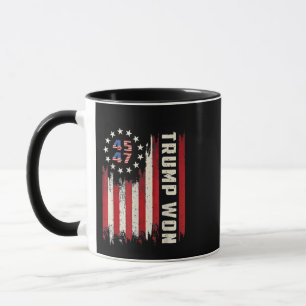 Wir haben TRUMP EINWEIHUNG Amerikanische Flagge  Tasse