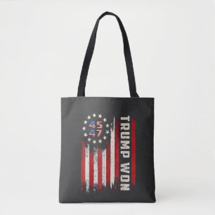 Wir haben TRUMP INAUGURATION Amerikanische Flagge  Tasche