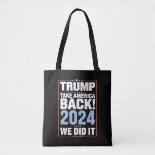 Wir haben Trump USA Flag Präsident 47 Trump Tasche