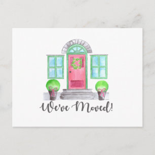 Wir haben uns bewegt! Christmas Zuhause Postkarte