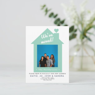 Wir haben uns bewegt Familienfoto Karte – Haus Des