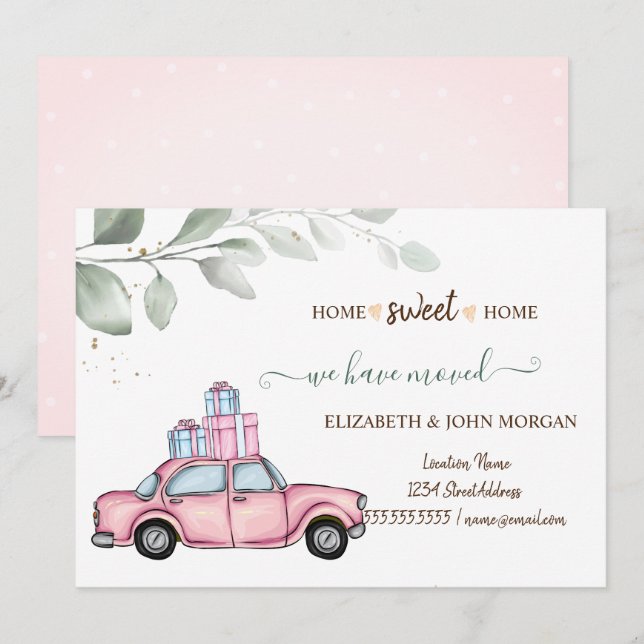 Wir haben uns bewegt. Pink Car präsentiert (Vorne/Hinten)