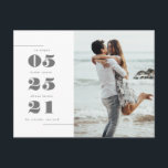 Wir haben uns | Postkarte<br><div class="desc">Diese Ankündigung ist eine bezaubernde Möglichkeit,  der Welt Ihr Hochzeitstag zu erzählen. Sie können diese Karte an Ihre Bedürfnisse anpassen.</div>