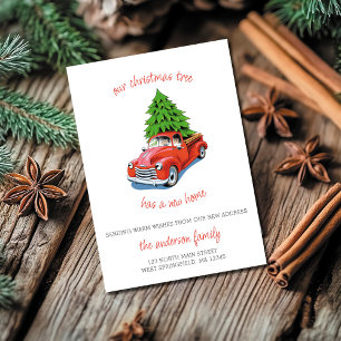 Wir haben unser Weihnachtskarte neue Adresse altem Feiertagskarte