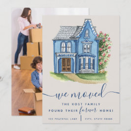 Wir haben unsere Forever Zuhause Announcement Card Einladung