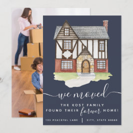 Wir haben unsere Forever Zuhause Announcement Card Einladung