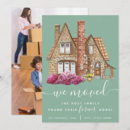 Wir haben unsere Forever Zuhause Announcement Card Einladung