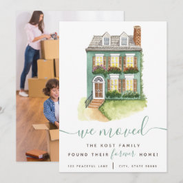 Wir haben unsere Forever Zuhause Announcement Card Einladung
