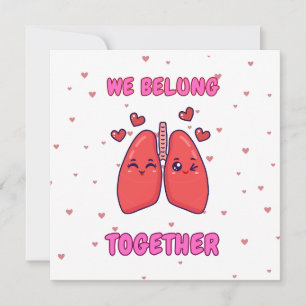 Wir haben Valentinisches Karte zusammengelegt