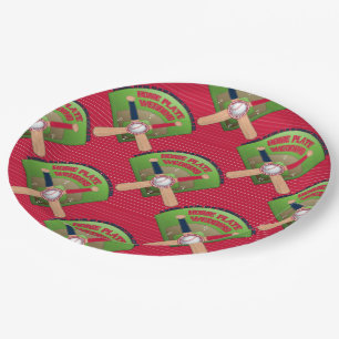 Wir haben Verheiratete, Zuhause-Plate-Baseball-2-P Pappteller