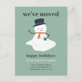 Wir haben Weihnachten Snowman Urlaub Funny Niedlic Postkarte