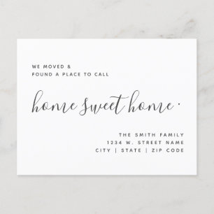 Wir haben Zuhause Sweet Zuhause modernisiert  Postkarte