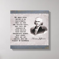 Wir halten diese drei Runden - Thomas Jefferson