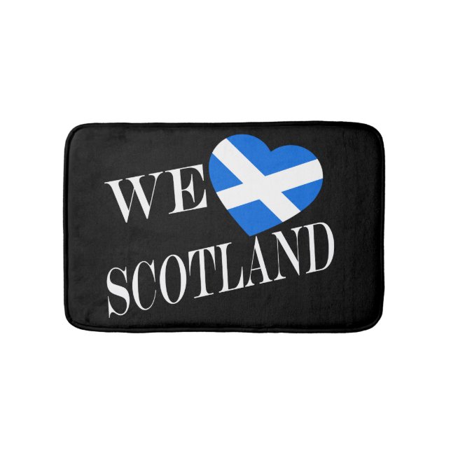 Wir Heartflag Scotland wt bmcent Badematte (Vorderseite)
