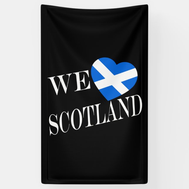 Wir Heartflag Scotland wt (v) bncnt Banner (Vertikal)