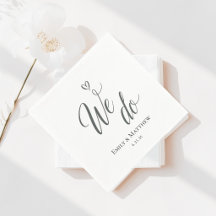 Wir heiraten Serviette