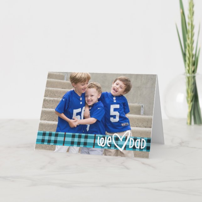 Wir Herz-Vater! Karte (Vorderseite)