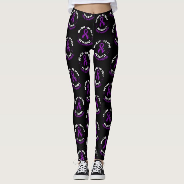 WIR HOFFEN, DASS WIR UNS ÜBERLEBEN...Fibro Leggings (Vorderseite)