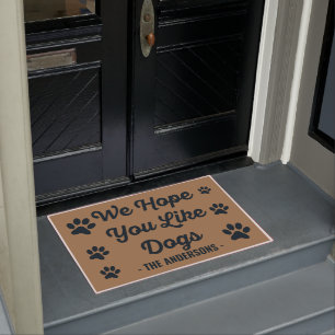 Wir hoffen, du magst Hunde Fußmatte