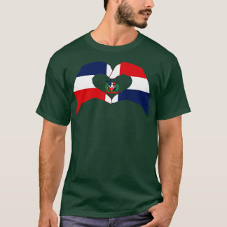 Wir hören Dominikanische Republik Multinationaler  T-Shirt