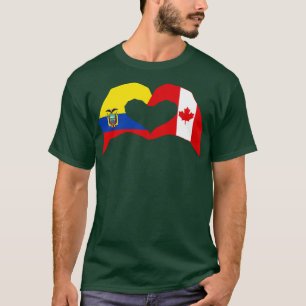 Wir hören Ecuador Kanada Multinationale Patriot-Fl T-Shirt