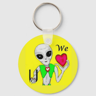 Wir hören Sie - Alien Schlüsselkette Schlüsselanhänger