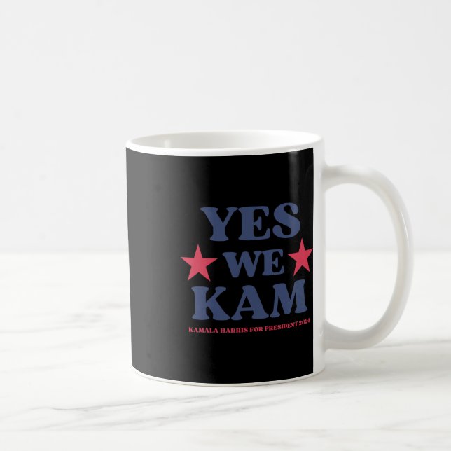 Wir Kam Präsident Kamala Harris 47 Frau Präsidenti Kaffeetasse (Rechts)