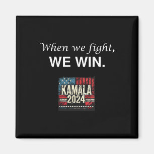 Wir kämpfen für 2024 Präsident Kamala Harris Magnet