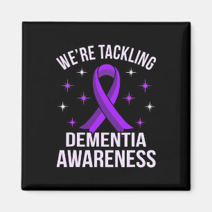 Wir kämpfen gegen Demenzerkrankungen Alzheimer's P Magnet