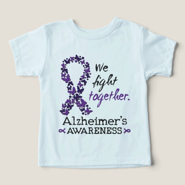 Wir kämpfen gemeinsam - Alzheimer-Bewusstsein (Design Vorderseite)