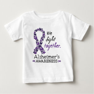 Wir kämpfen gemeinsam - Alzheimer-Bewusstsein Baby T-shirt