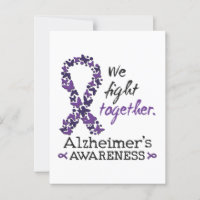 Wir kämpfen gemeinsam - Alzheimer-Bewusstsein