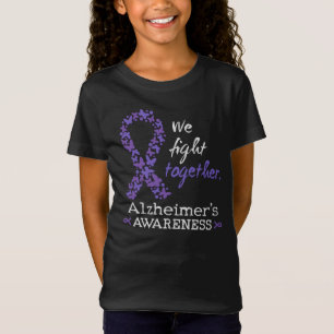 Wir kämpfen gemeinsam - Alzheimer-Bewusstsein T-Shirt