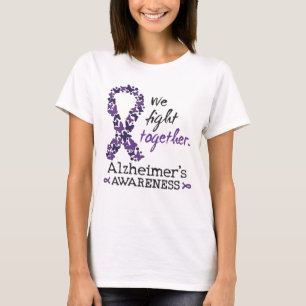 Wir kämpfen gemeinsam - Alzheimer-Bewusstsein T-Shirt