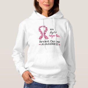 Wir kämpfen gemeinsam gegen Brustkrebs Hoodie