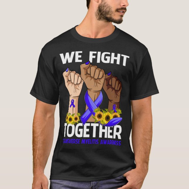 Wir kämpfen gemeinsam um das Bewusstsein für den W T-Shirt (Vorderseite)