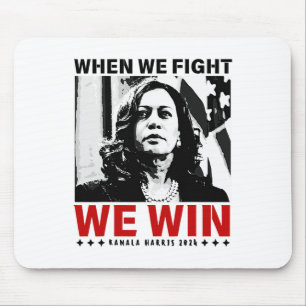 Wir kämpfen um den Sieg 2024 Kamala Harris für den Mousepad