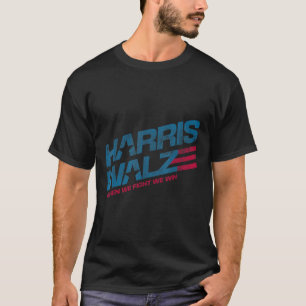 Wir kämpfen um Kamala Harris Cat Lady Boho T-Shirt