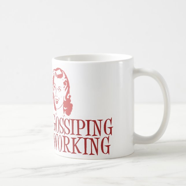 Wir klatschen nicht waren Vernetzung Kaffeetasse (Rechts)