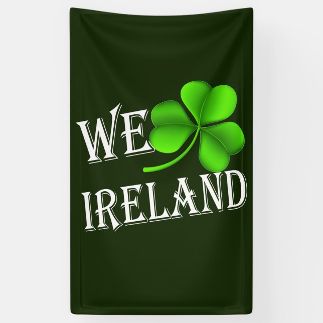 Wir Kleeblatt Ireland wt (v) Banner (Vertikal)