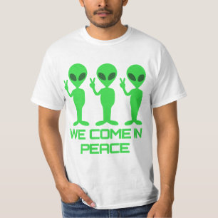 Wir kommen in Frieden - Alien T-Shirt