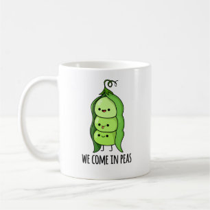 Wir kommen in Peas Funny Pea Puff Kaffeetasse