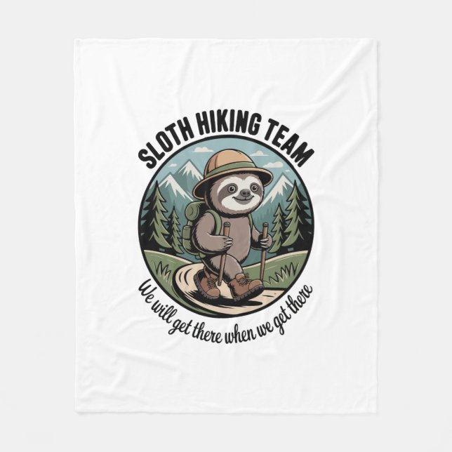 Wir kommen schließlich zum Sloth Wiker Fleecedecke (Vorderseite)
