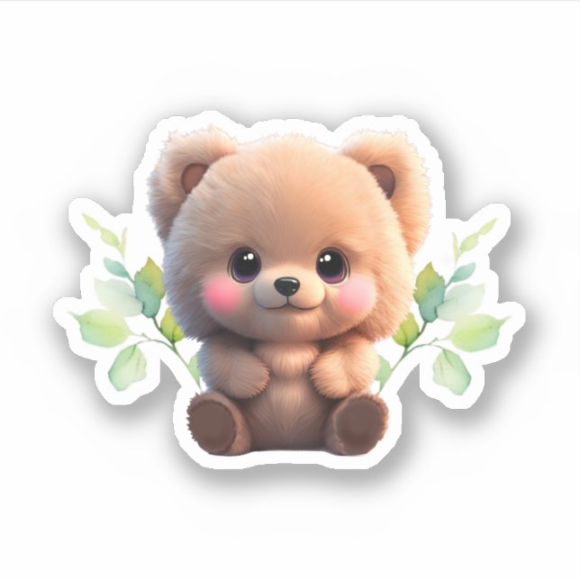 Wir können Baby Shooting Teddy Bär Aufkleber (Vorderseite)